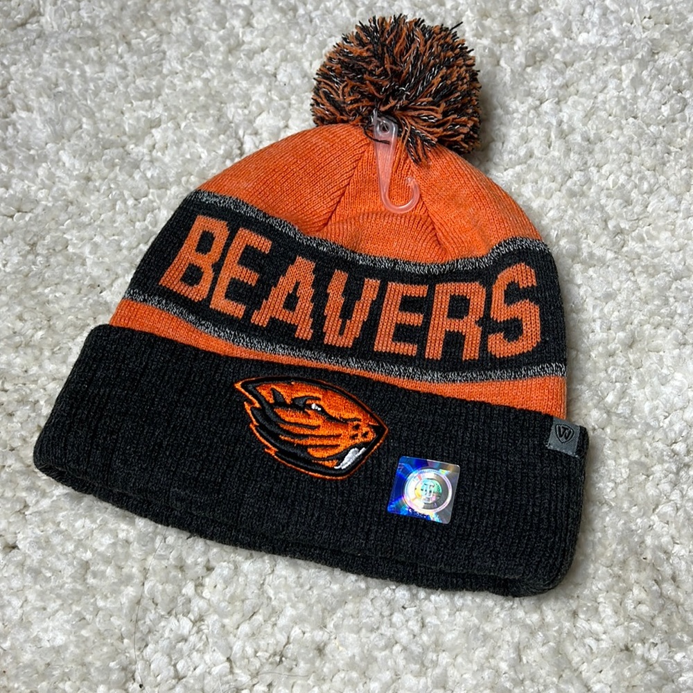 Brand new Oregon State University beavers beanie hat